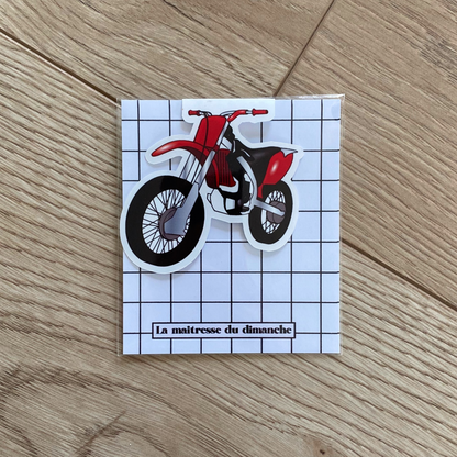 Marque-pages aimanté "Motocross"